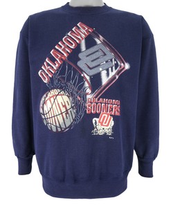 Ncaa Oklahoma Sooners Crew Neck Sweatshirt 1990S Vintage Unisex Sweatshirt American Football Shirt, Gift For Dad