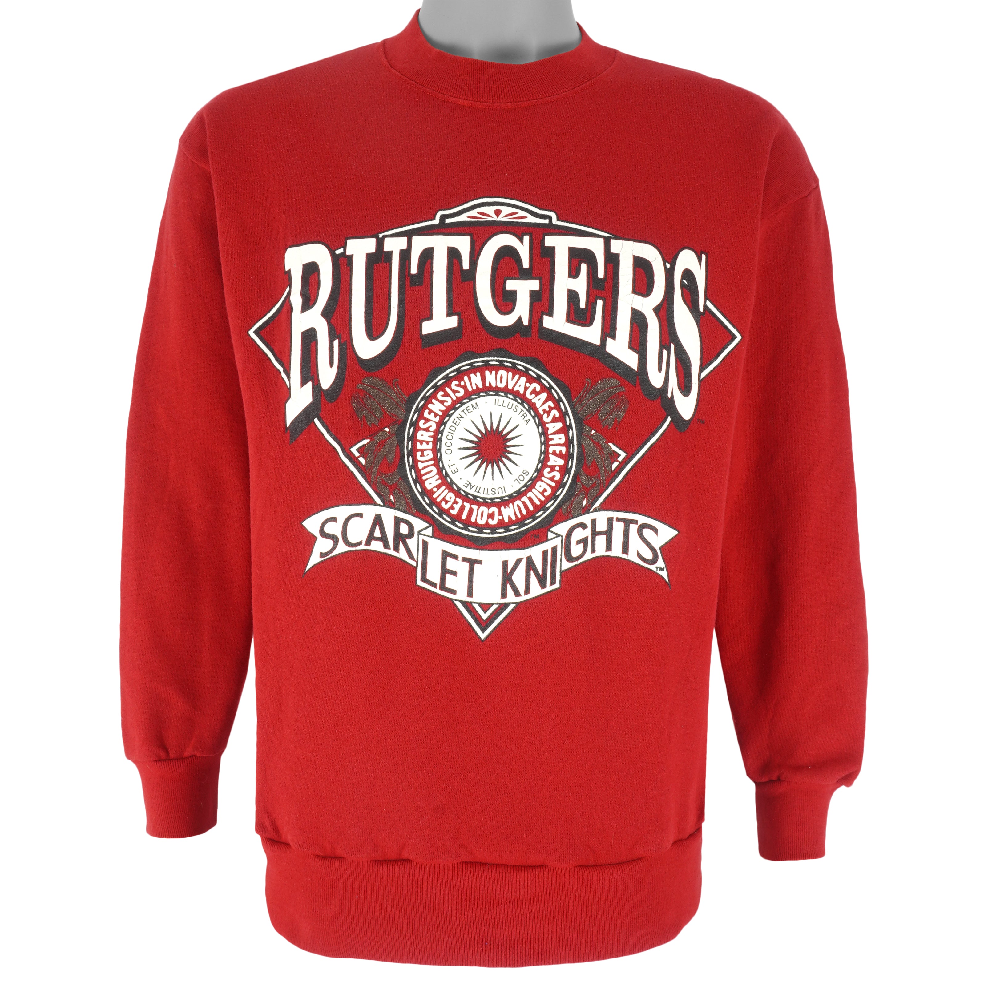 Ncaa Rutgers Scarlet Knights Crew Neck Sweatshirt 1990S Vintage Unisex Sweatshirt American Football Shirt, Gift For Dad