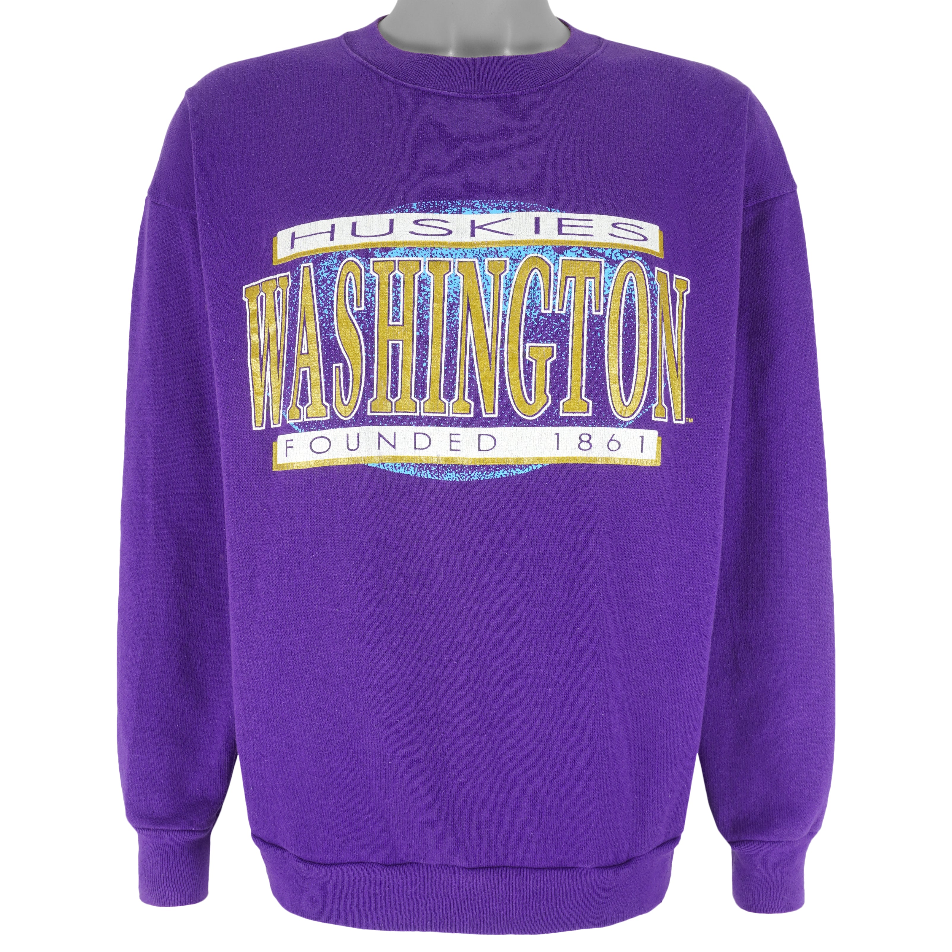 Ncaa Washington Huskies Crew Neck Sweatshirt 1990S Vintage Unisex Sweatshirt American Football Shirt, Gift For Dad