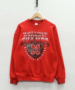 Nebraska Cornhuskers Champs Salem Sweatshirt Crewneck Large Ncaa Football