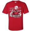 Nebraska Cornhuskers Shirt Football Traditions Nebraska, Nebraska Cornhuskers Tshirt