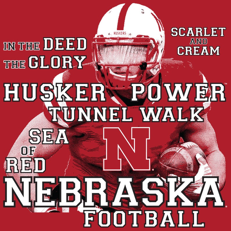 Nebraska Cornhuskers Shirt Football Traditions Nebraska, Nebraska Cornhuskers Tshirt - Image 2