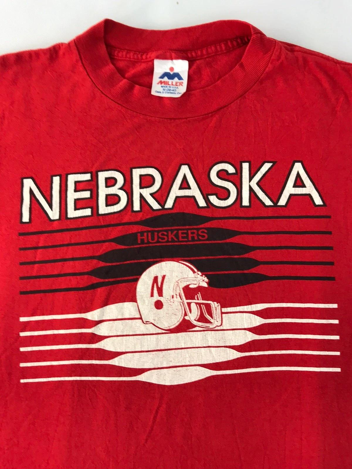 Nebraska Huskers Ncaa Football Team Big Logo T-Shirt, Sweatshirt & Hoodie Full Size Gifts For Fans - Image 3