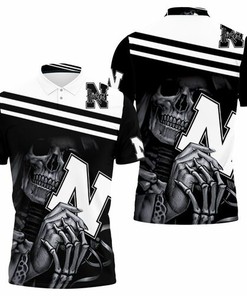 Nebraska Huskers Skull Maiden Fan Jersey 3D All Over Print Polo Shirt with Breathable fabric