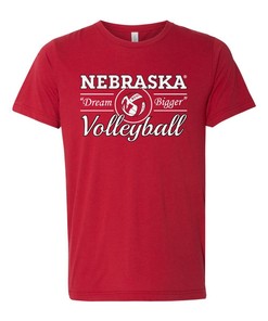 Nebraska Huskers Volleyball Tshirt Dream Bigger Nebraska Huskers Shirt Cornhuskers Shirt