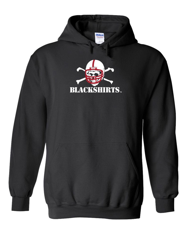 Nebraska Sweatshirt Huskers Football Hoodie Blackshirts Sweatshirt
