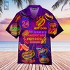Neon Hot Dogs Hawaiian Shirt for Athleisure style
