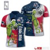 New England Patriots Grinch Steals Christmas with Athleisure Polo Shirt