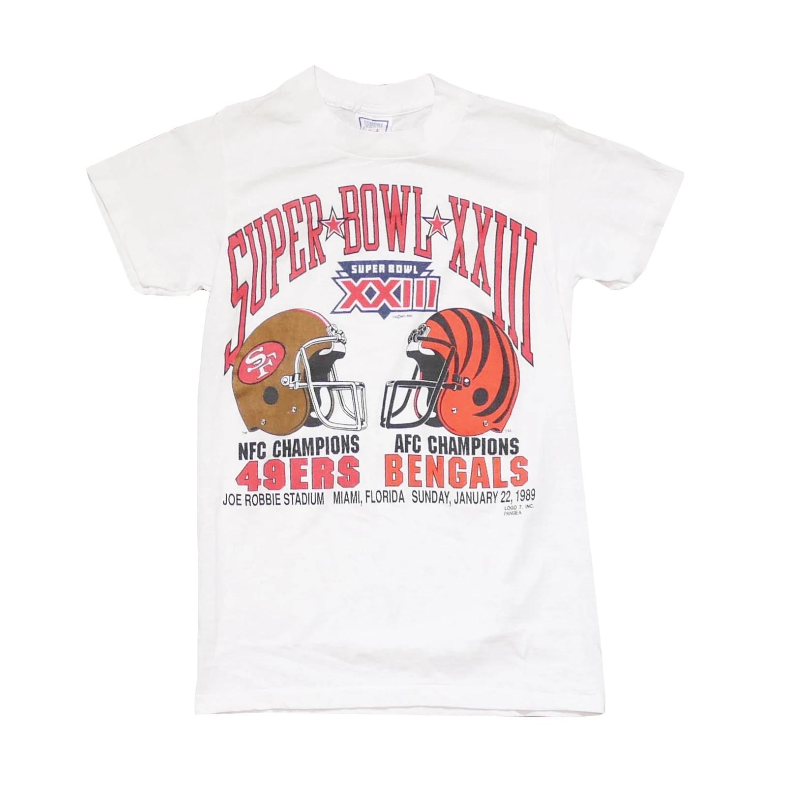 New Vintage Style 1989 Super Bowl Xxiii Sweatshirt T-shirt, NFL Football Teams Gifts For Fans