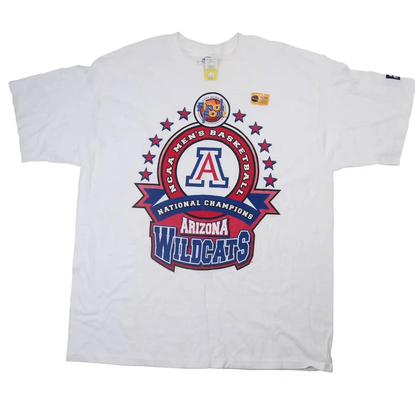 New With Tags Vintage Style Starter Arizona Wildcats National Champions Apparel For Fans