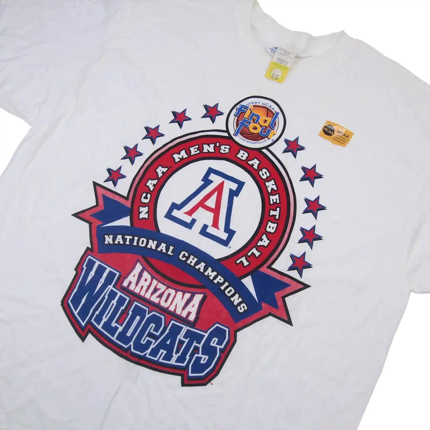 New With Tags Vintage Style Starter Arizona Wildcats National Champions Apparel For Fans - Image 2