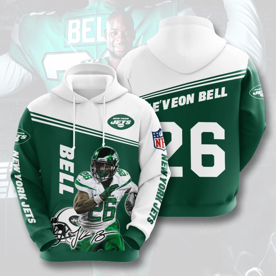 New York Jets Custom Sport Hoodie All-Over Print 3D for Men