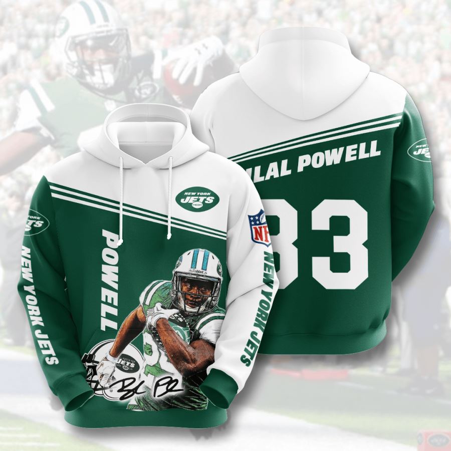 New York Jets Men's All-Over Print 3D Hoodie for Sports Fans