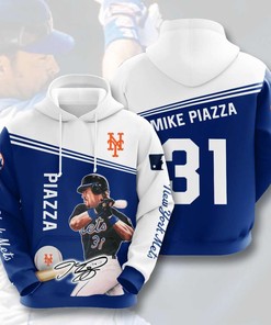 New York Mets Men's Custom Sport All-Over Print 3D Hoodie for Fans