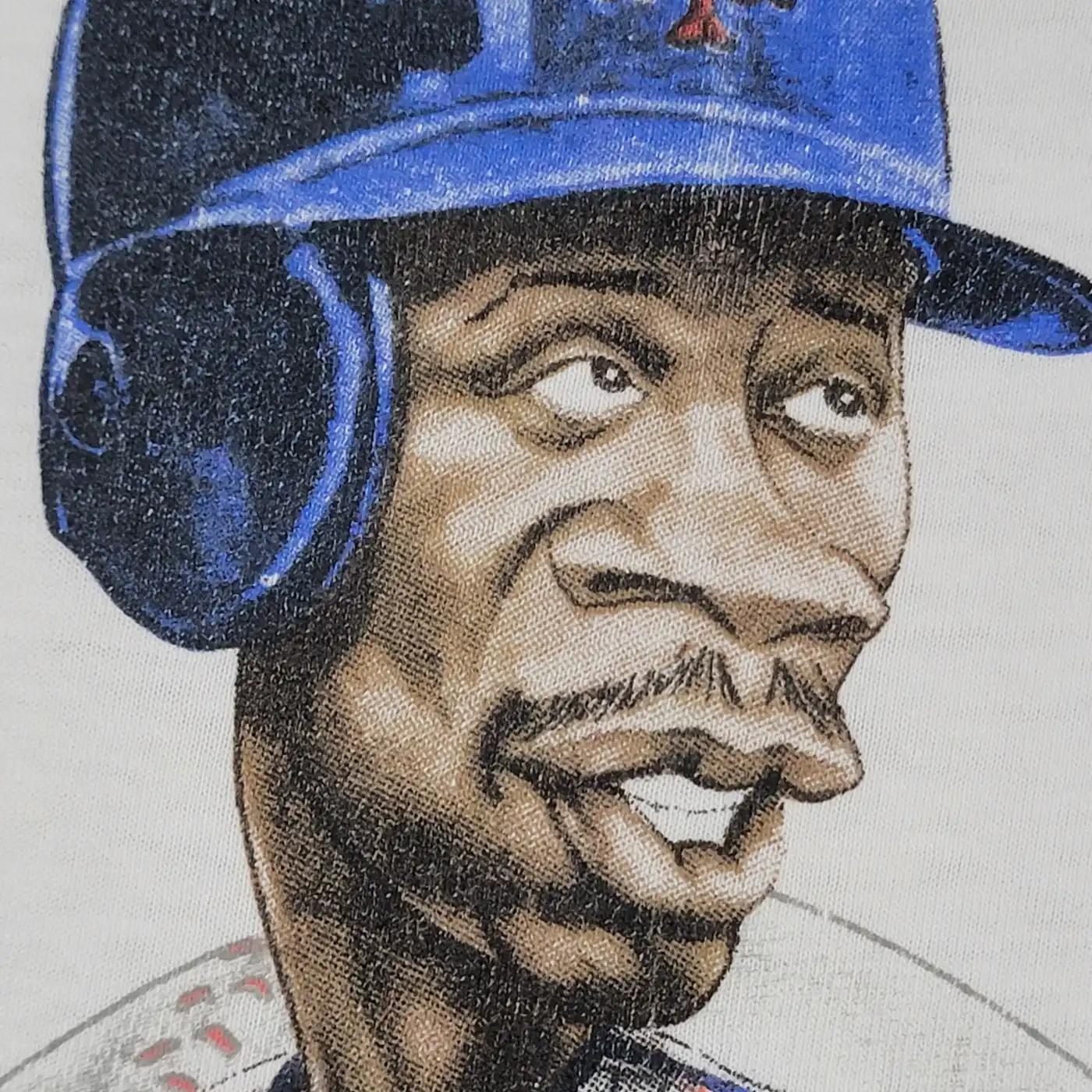 New York Mets Vintage 80S Darryl Strawberry T-Shirt Sweatshirt Pullover Hoodie Reprinted - Image 3