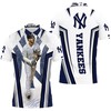 New York Yankees #25 Gleyber Torres Baseball Breathable Fabric Polo Shirt with All Over 3D Print Design