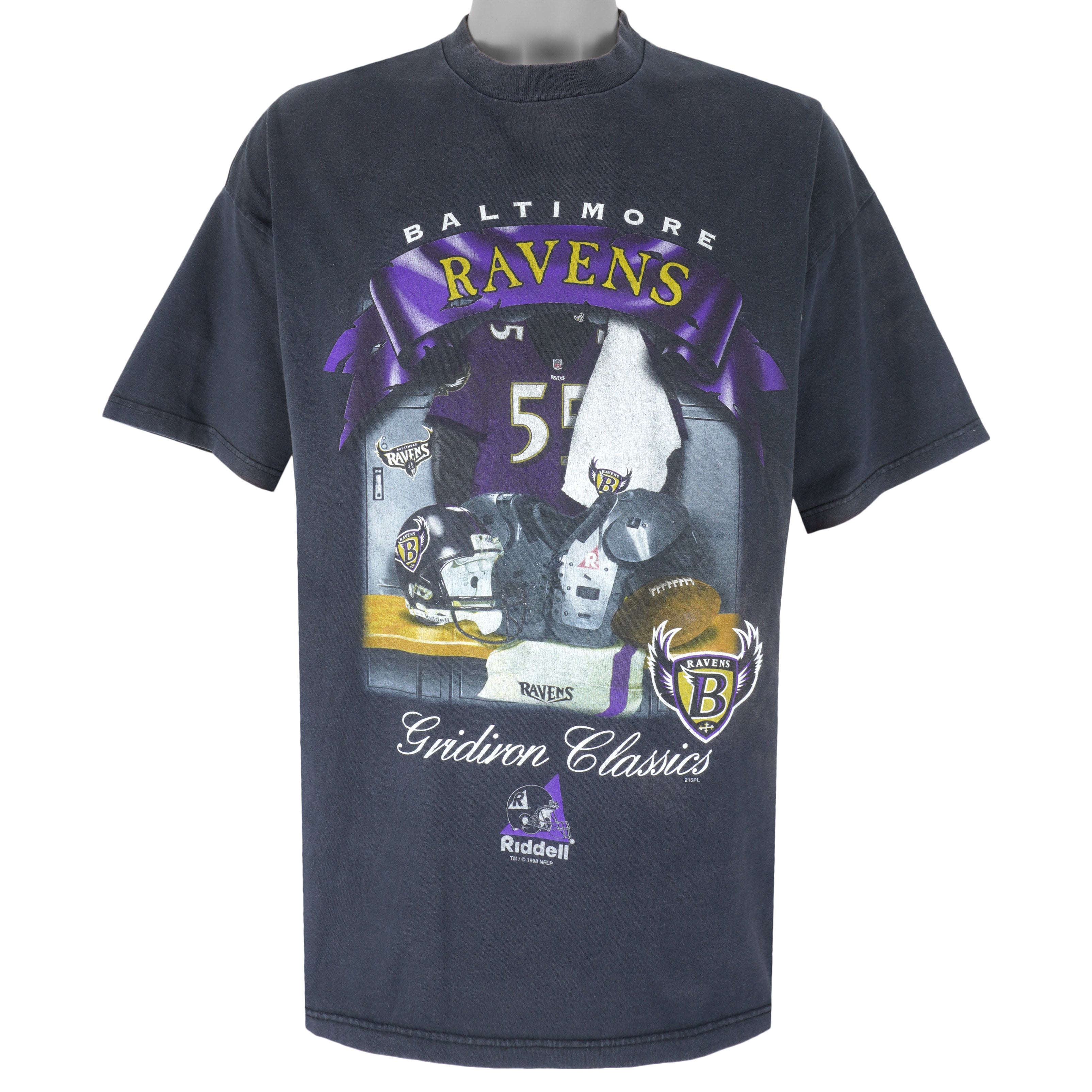 Nfl Baltimore Ravens Gridiron Classics T-Shirt 1998 Vintage Tshirt Unisex Sport Sweatshirt Hoodie Gift