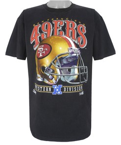 Nfl Black San Francisco 49Ers T-Shirt 1992 Vintage Tshirt Unisex Sport Sweatshirt Hoodie Gift