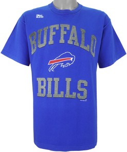Nfl Blue Buffalo Bills Single Stitch T-Shirt 1996 Vintage Tshirt Unisex Sport Sweatshirt Hoodie Gift