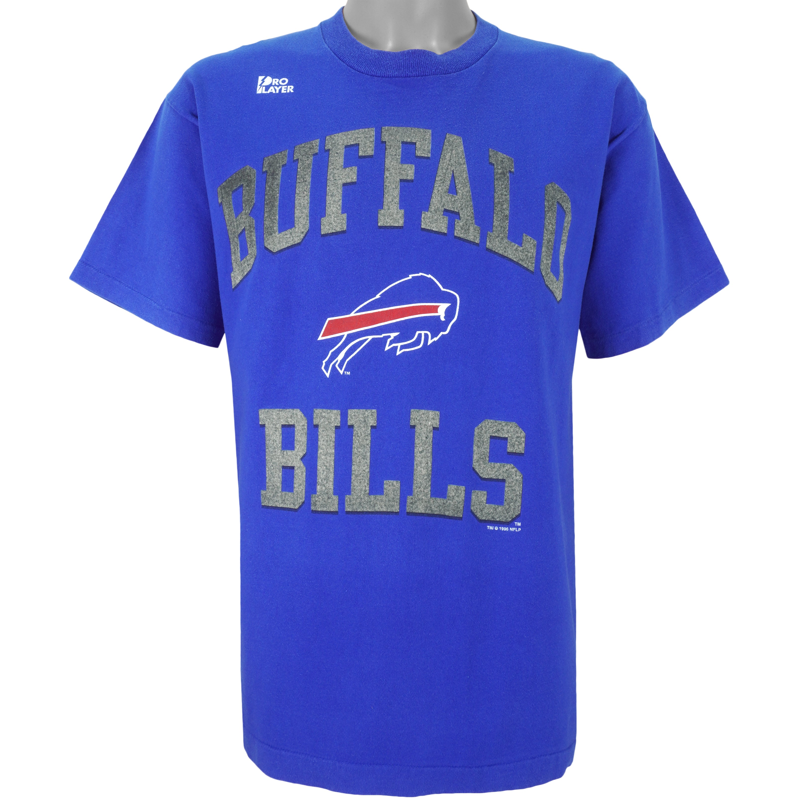Nfl Blue Buffalo Bills Single Stitch T-Shirt 1996 Vintage Tshirt Unisex Sport Sweatshirt Hoodie Gift
