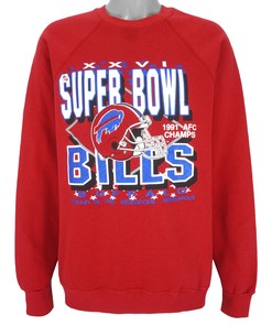 Nfl Buffalo Bills Super Bowl 28Th Crew Neck Sweatshirt 1991 Vintage Tshirt Unisex Sport Sweatshirt Hoodie Gift