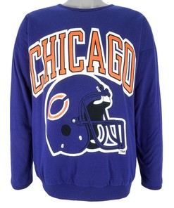 Nfl Chicago Bears Reversible Crew Neck Sweatshirt 1990S Vintage Unisex Sweatshirt American Football Shirt, Gift For Dad