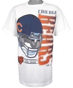 Nfl Chicago Bears Spell-Out T-Shirt 1995 Vintage Tshirt Unisex Sport Sweatshirt Hoodie Gift
