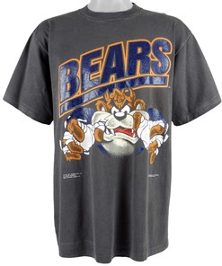 Nfl Chicago Bears & Taz Spell-Out T-Shirt 1991 Vintage Tshirt Unisex Sport Sweatshirt Hoodie Gift