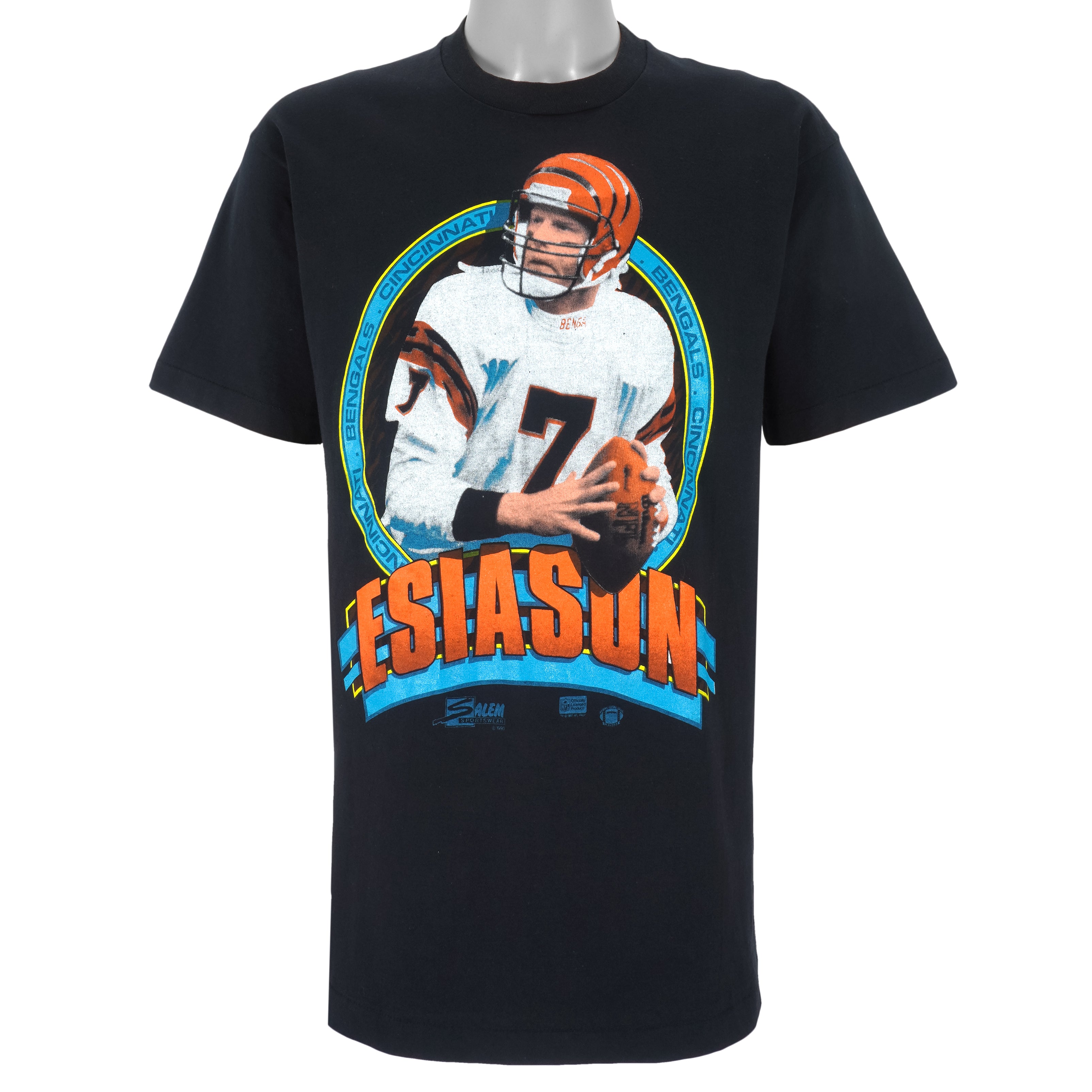 Nfl Cincinnati Bengals, Boomer Esiason T-Shirt 1990 Vintage Tshirt Unisex Sport Sweatshirt Hoodie Gift