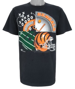 Nfl Cincinnati Bengals Single Stitch T-Shirt 1994 Vintage Tshirt Unisex Sport Sweatshirt Hoodie Gift