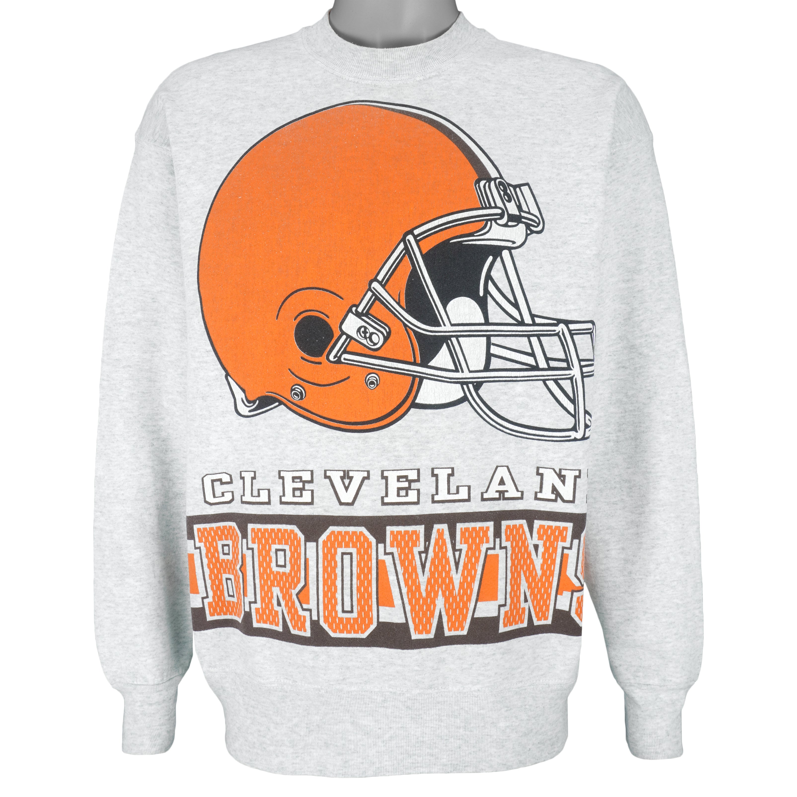 Nfl Cleveland Browns Helmet Crew Neck Sweatshirt 1990S Vintage Unisex Sweatshirt American Football Shirt, Gift For Dad