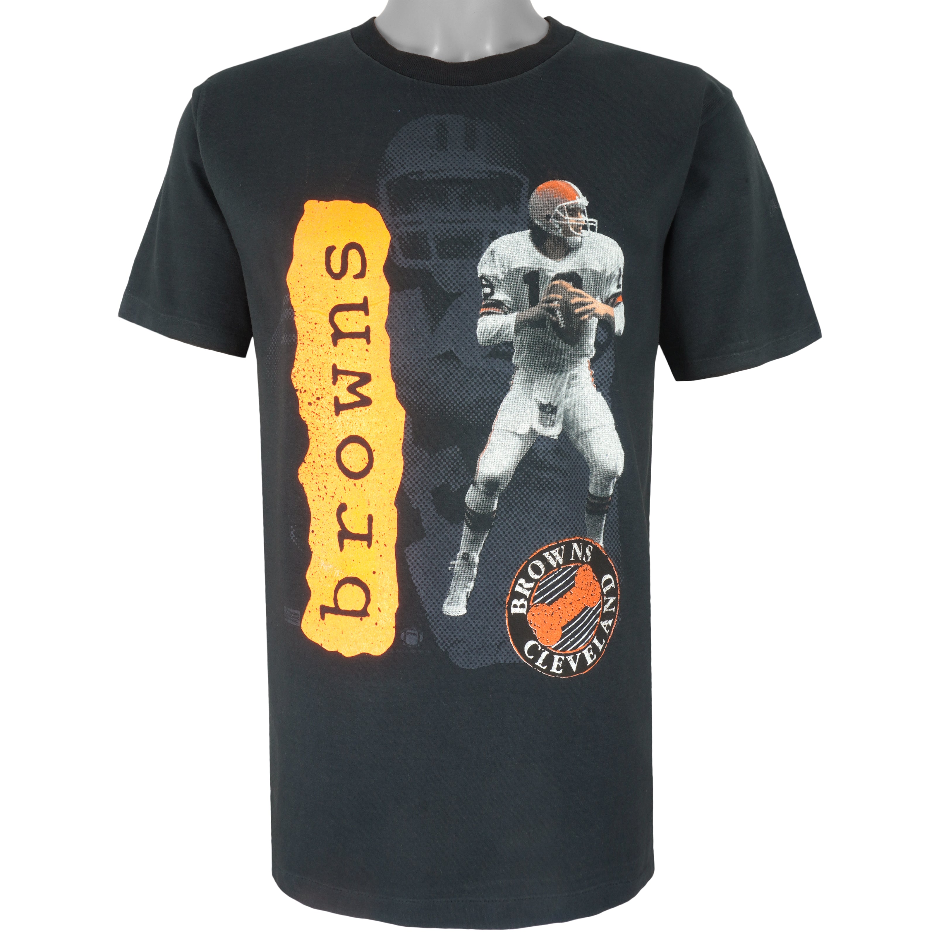 Nfl Cleveland Browns Spell-Out T-Shirt 1990S Vintage Tshirt Unisex Sport Sweatshirt Hoodie Gift