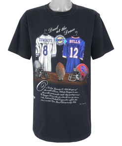 Nfl Cowboys Vs Bills Super Bowl 28Th T-Shirt 1993 Vintage Tshirt Unisex Sport Sweatshirt Hoodie Gift