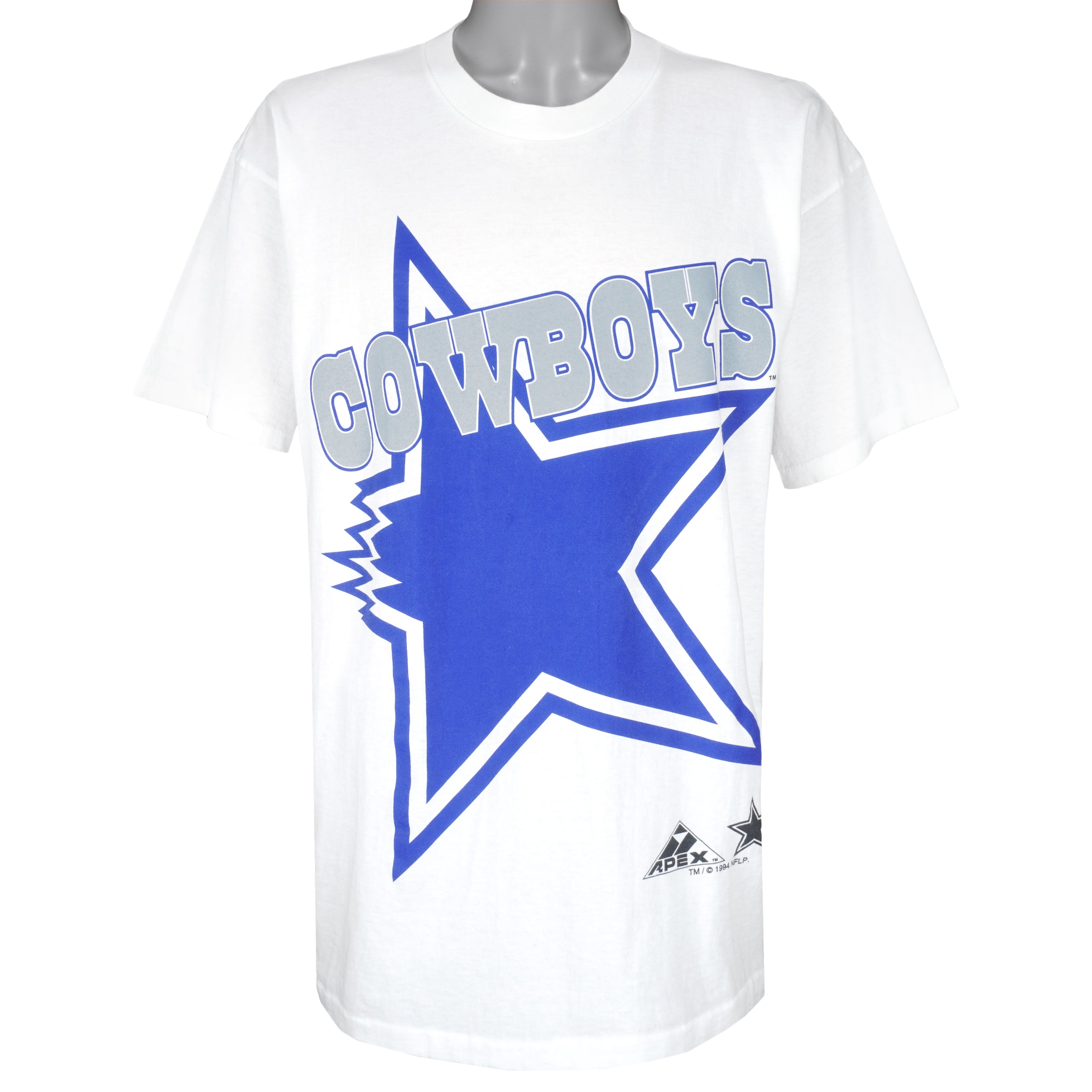 Nfl Dallas Cowboys Single Stitch T-Shirt 1994 Vintage Tshirt Unisex Sport Sweatshirt Hoodie Gift