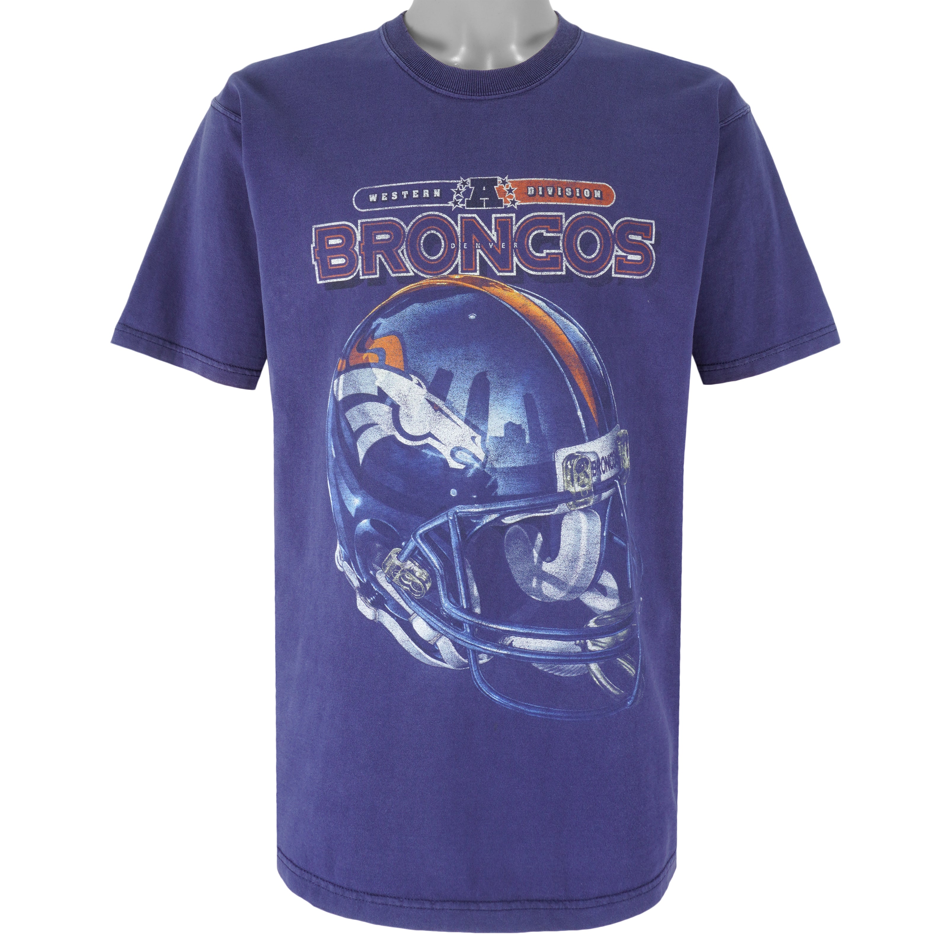 Nfl Denver Broncos 1990S Vintage Western Division Helmet T-Shirt, Unisex Sport Sweatshirt, Hoodie Gift