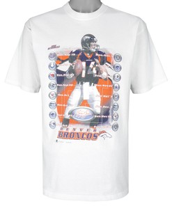 Nfl Denver Broncos Game Schedule T-Shirt 2001 Vintage Tshirt Unisex Sport Sweatshirt Hoodie Gift