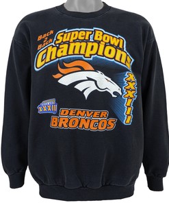 Nfl Denver Broncos, Super Bowl Xxxiii Champions Sweatshirt 1999 Vintage Unisex Sweatshirt American Football Shirt