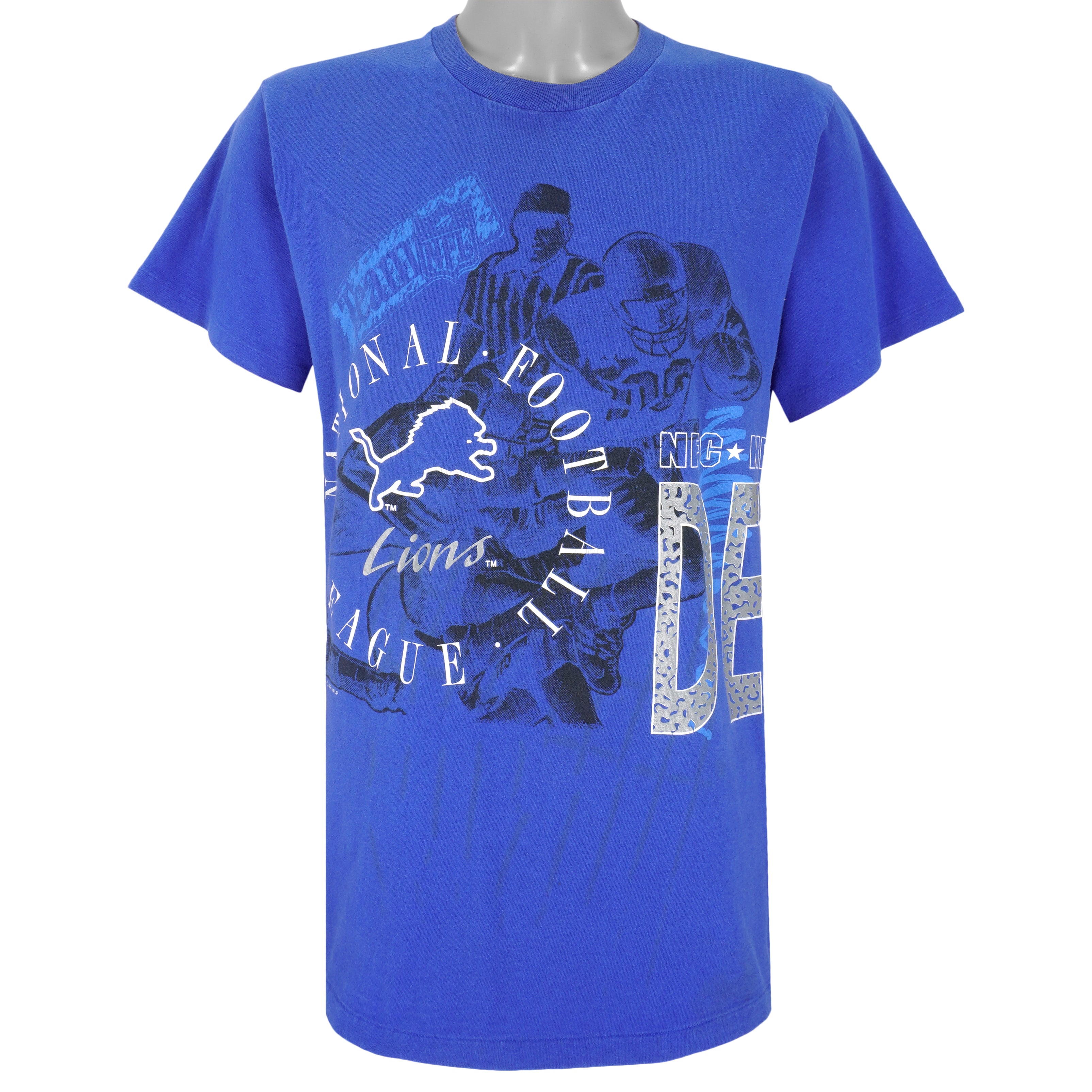 Nfl Detroit Lions Nfc Champs T-Shirt 1990S Vintage Tshirt Unisex Sport Sweatshirt Hoodie Gift