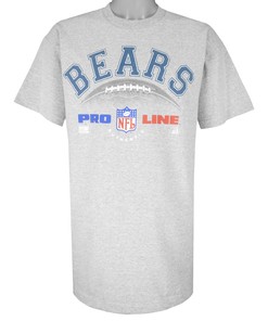 Nfl Grey Chicago Bears Pro Line T-Shirt 1995 Vintage Tshirt Unisex Sport Sweatshirt Hoodie Gift
