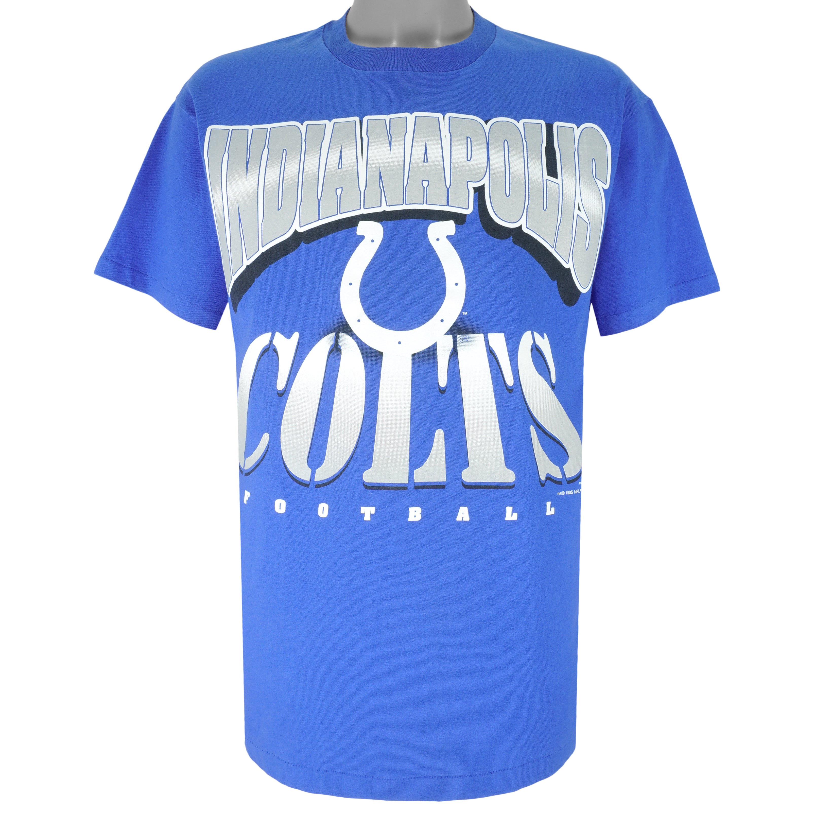 Nfl Indianapolis Colts Big Logo T-Shirt 1995 Vintage Tshirt Unisex Sport Sweatshirt Hoodie Gift