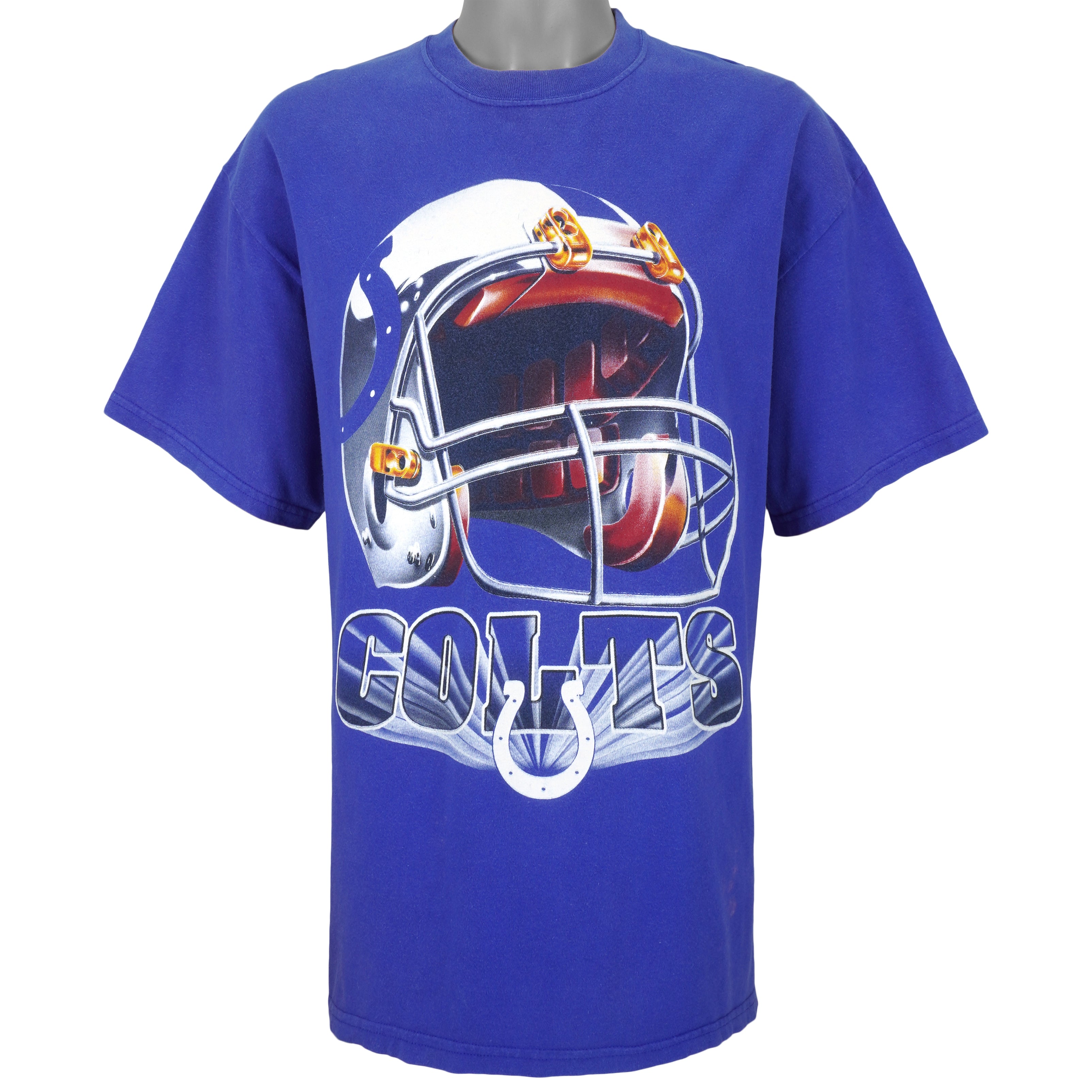 Nfl Indianapolis Colts Helmet Spell-Out T-Shirt 1990S Vintage Tshirt Unisex Sport Sweatshirt Hoodie Gift