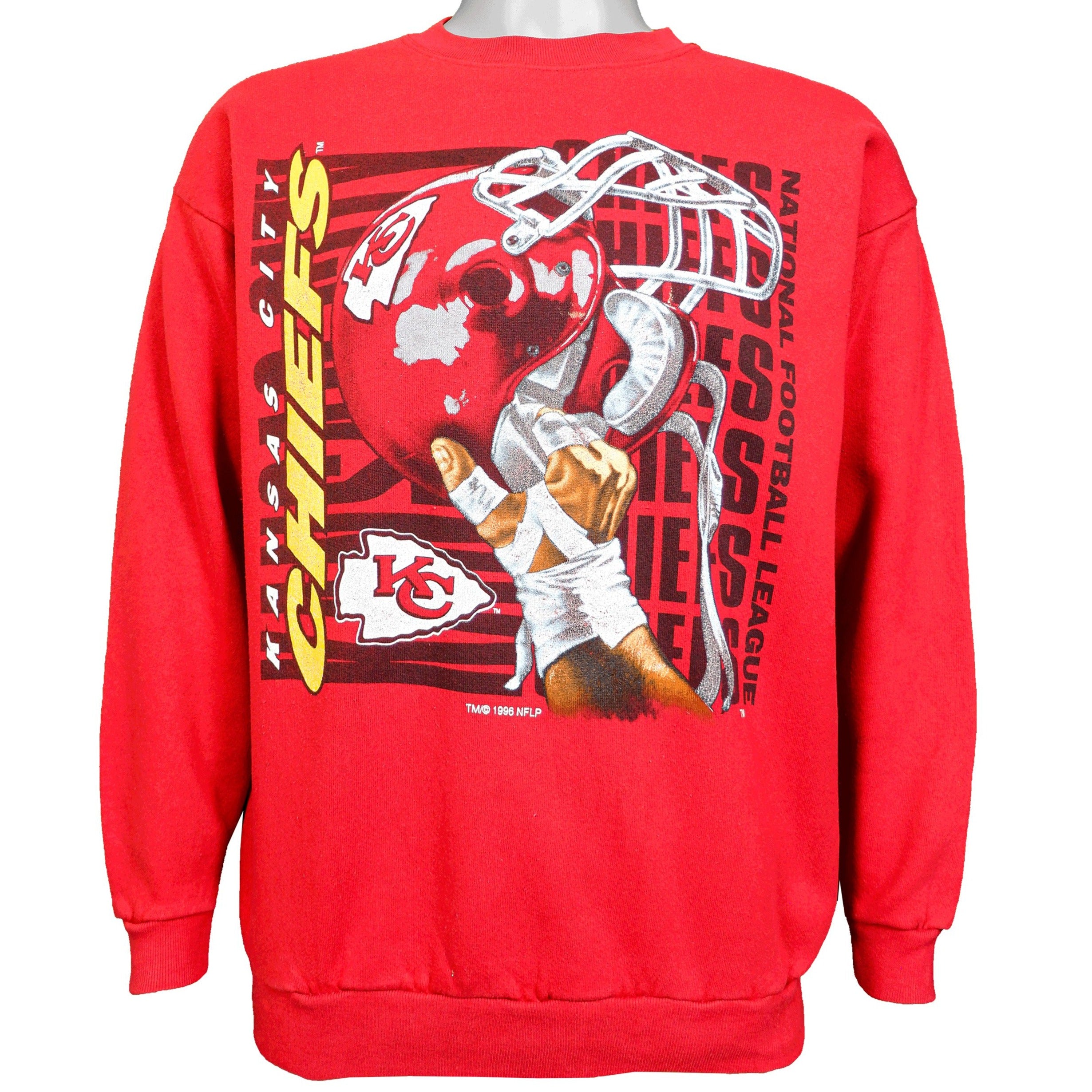 Nfl Kansas City Chiefs Crew Neck Sweatshirt 1996 Vintage Unisex Sweatshirt American Football Shirt, Gift For Dad