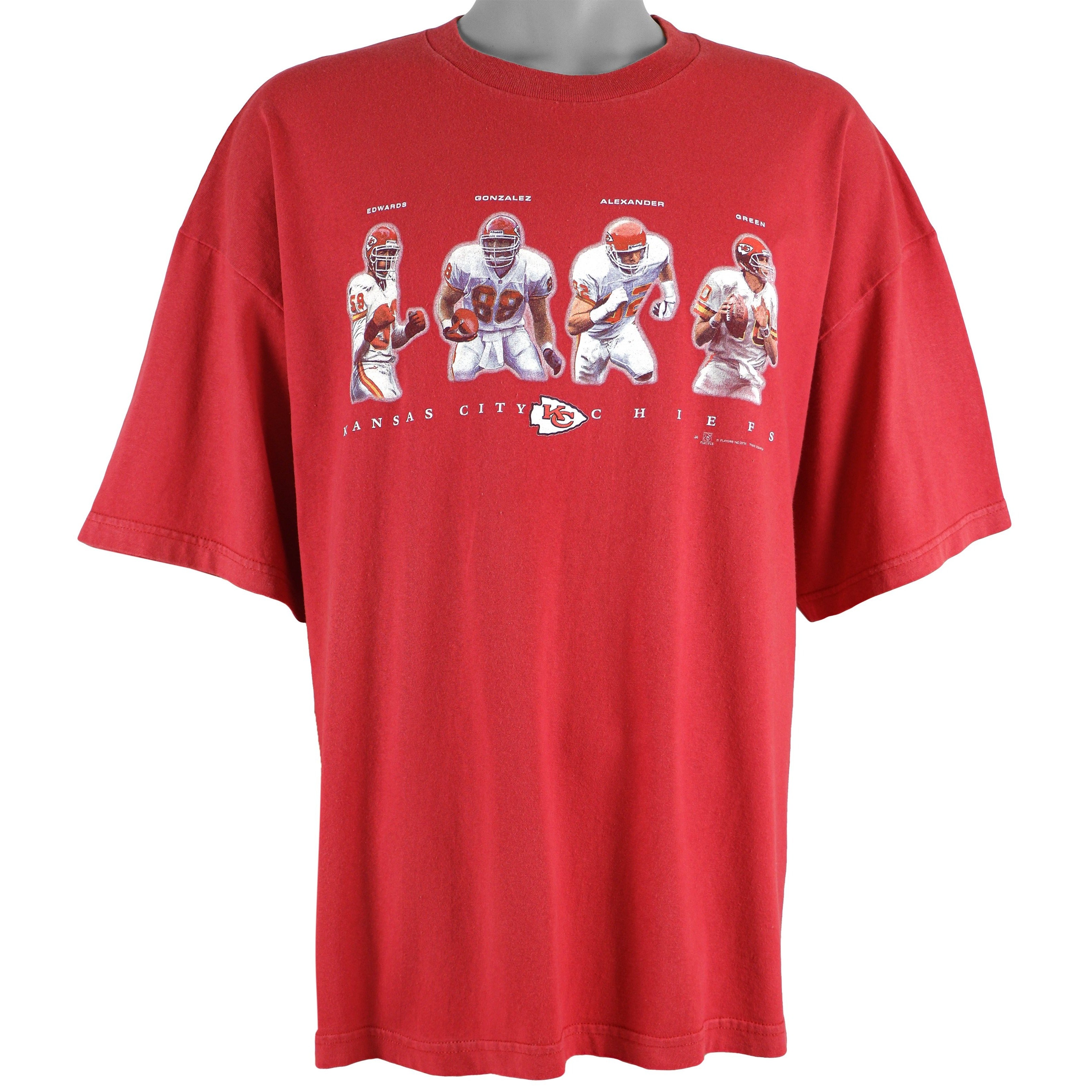 Nfl Kansas City Chiefs T-Shirt 2001 Vintage Tshirt Unisex Sport Sweatshirt Hoodie Gift