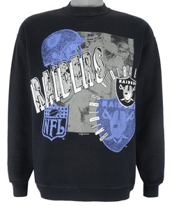 Nfl Los Angeles Raiders Crew Neck Sweatshirt 1991 Vintage Tshirt Unisex Sport Sweatshirt Hoodie Gift