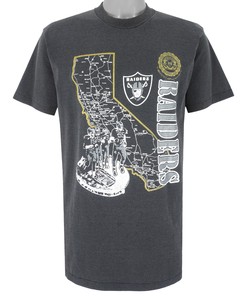Nfl Los Angeles Raiders Stadium Map T-Shirt 1990S Vintage Tshirt Unisex Sport Sweatshirt Hoodie Gift