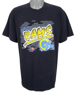 Nfl Los Angeles Rams Spell-Out T-Shirt 1990S Vintage Tshirt Unisex Sport Sweatshirt Hoodie Gift
