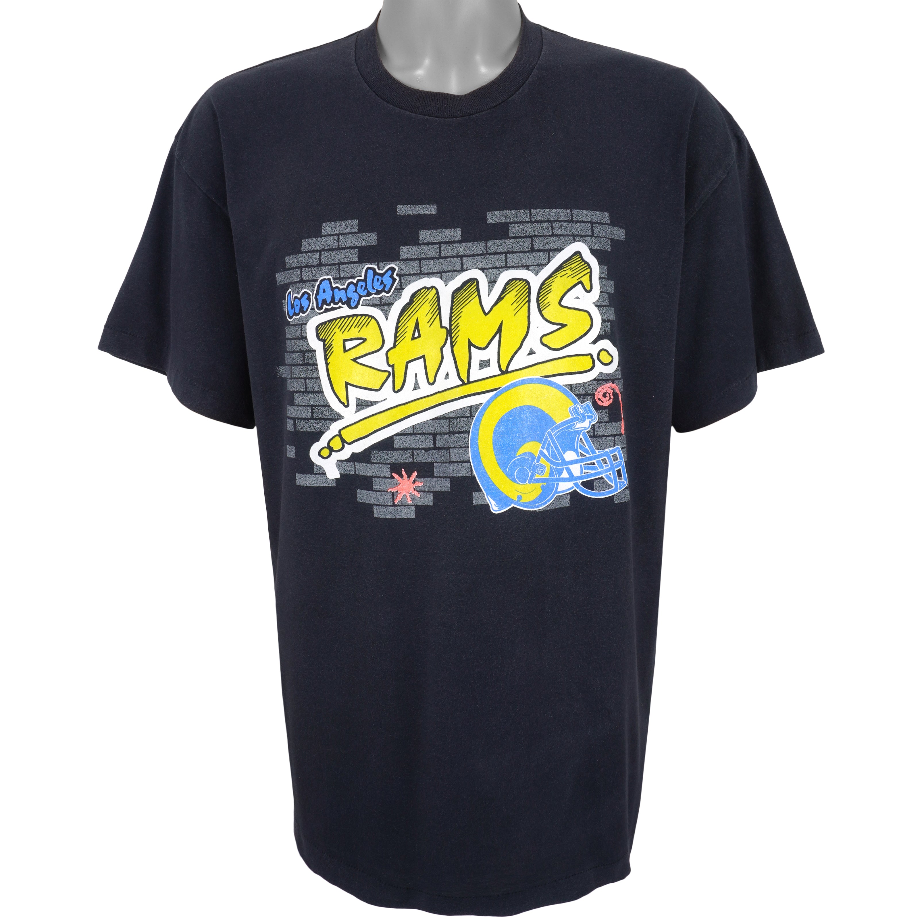 Nfl Los Angeles Rams Spell-Out T-Shirt 1990S Vintage Tshirt Unisex Sport Sweatshirt Hoodie Gift