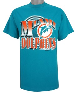Nfl Miami Dolphins T-Shirt 1990S Vintage Tshirt Unisex Sport Sweatshirt Hoodie Gift