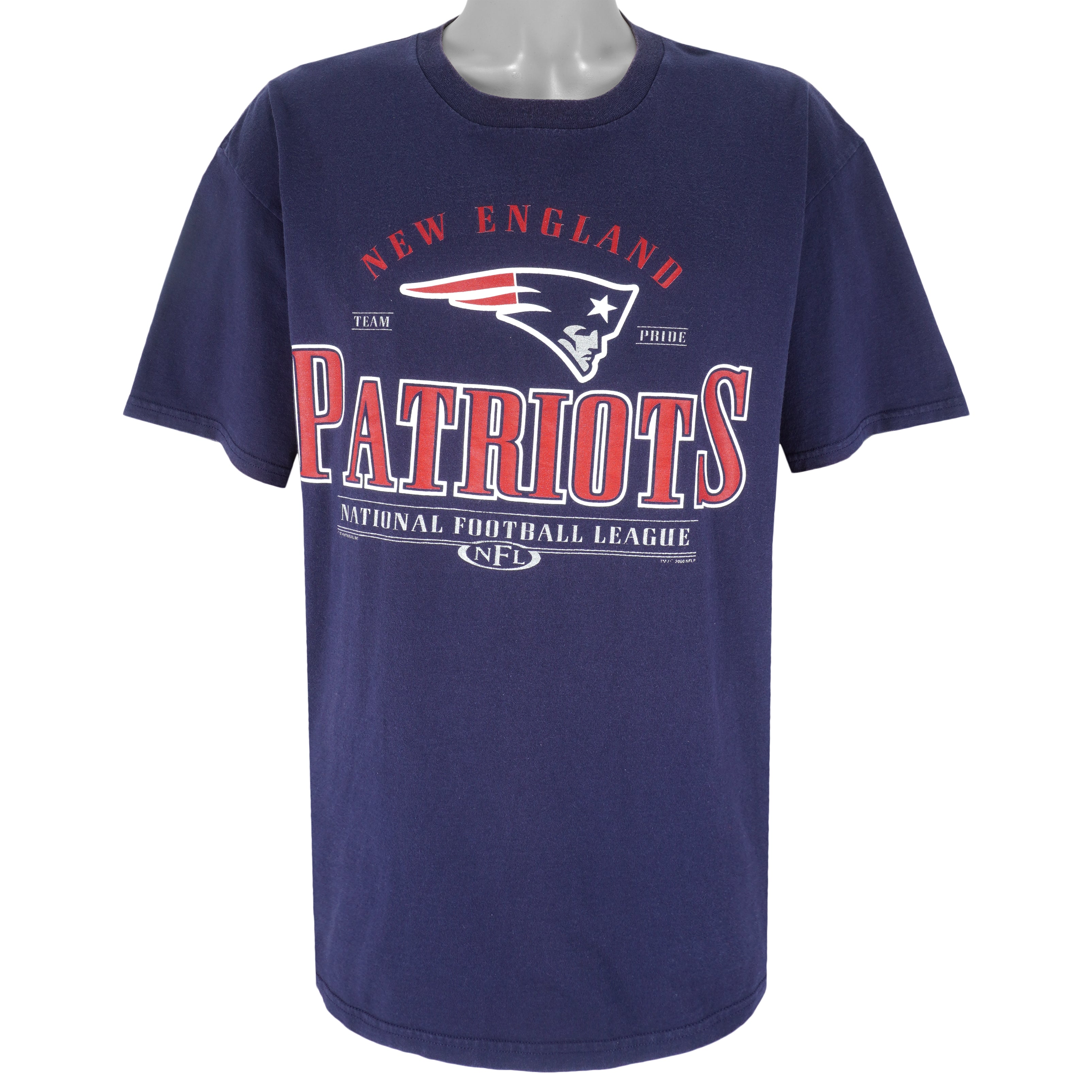 Nfl New England Patriots 2000 Vintage Spell-Out T-Shirt, Unisex Sport Sweatshirt, Hoodie Gift