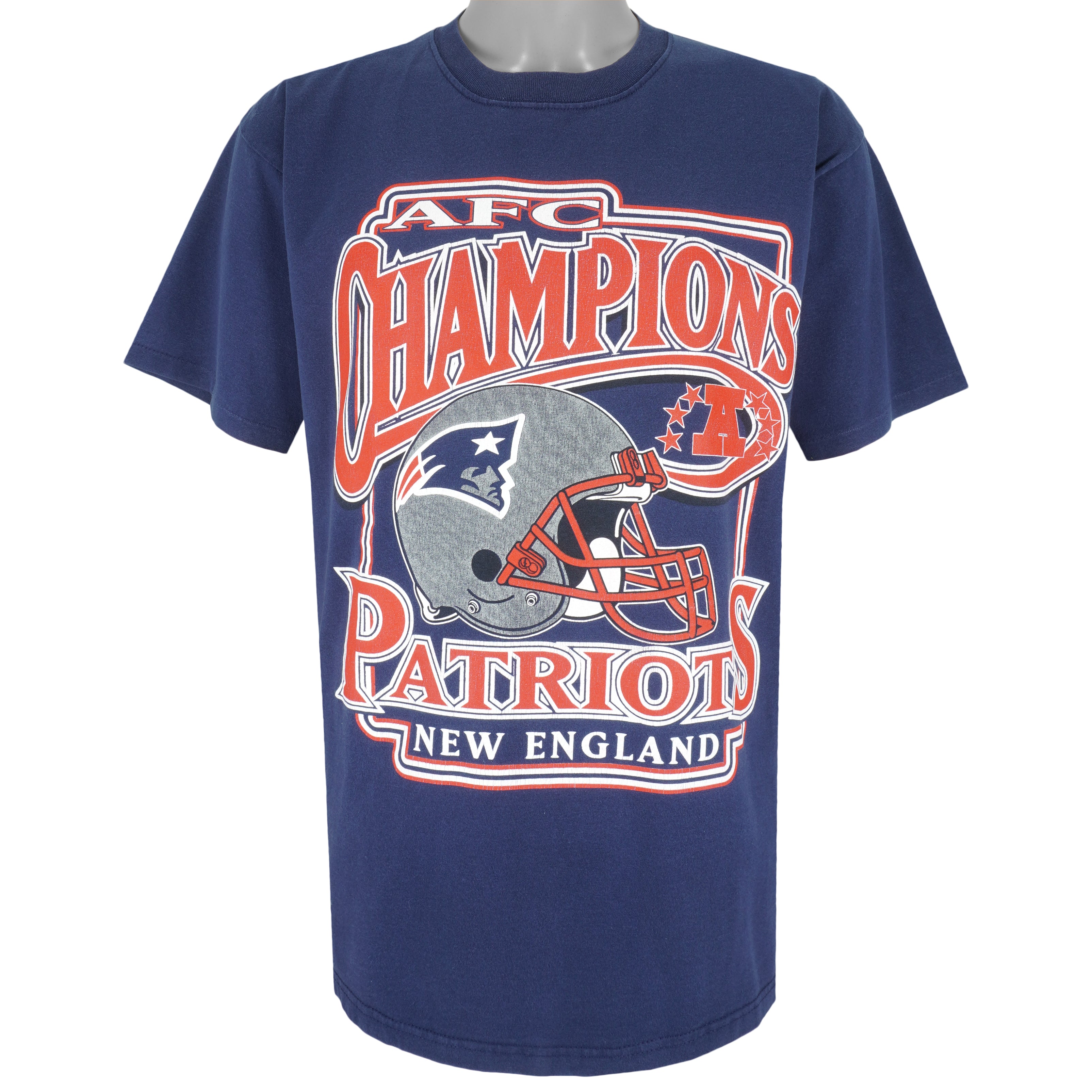 Nfl New England Patriots Afc Champions T-Shirt 1990S Vintage Tshirt Unisex Sport Sweatshirt Hoodie Gift